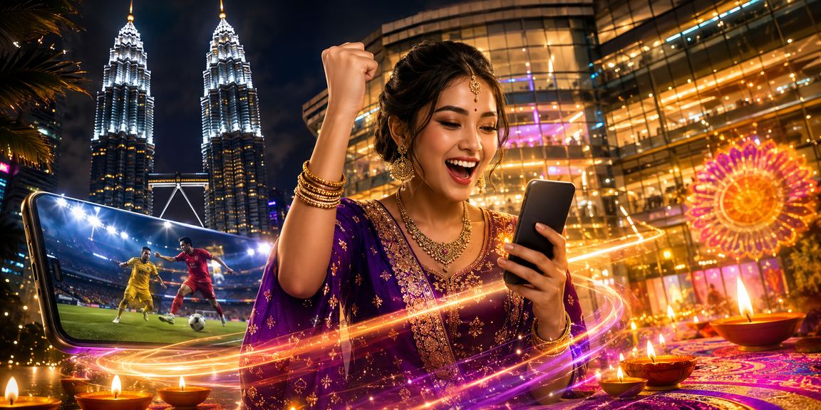Mobile casino view in Kuala Lumpur with lush green forest surroundings